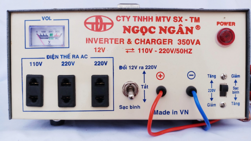 NGỌC NGÂN - INVERTER & CHARGER - 350VA