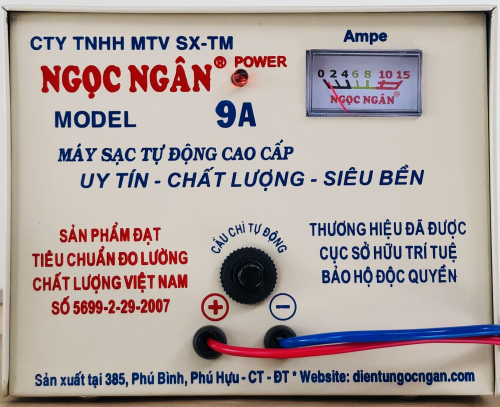 NGỌC NGÂN - MÁY SẠC TỰ ĐỘNG CAO CẤP - MODEL 9A