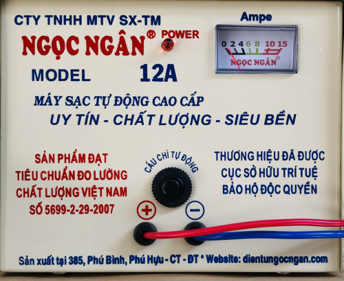 NGỌC NGÂN - MÁY SẠC TỰ ĐỘNG CAO CẤP - MODEL 12A