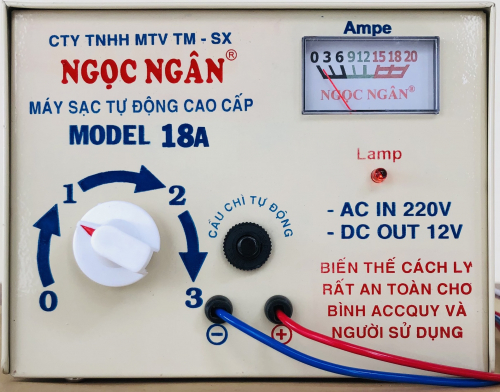 NGỌC NGÂN - MÁY SẠC TỰ ĐỘNG CAO CẤP - MODEL 18A